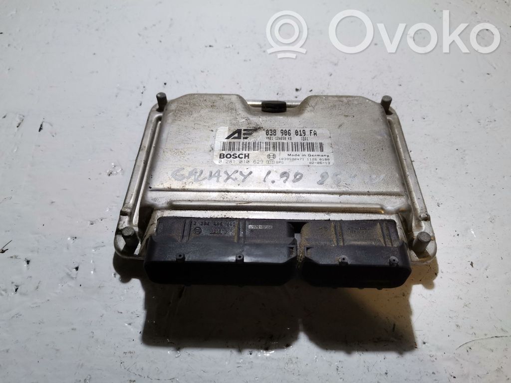 Engine control unit/module   038906019FA,0281010629