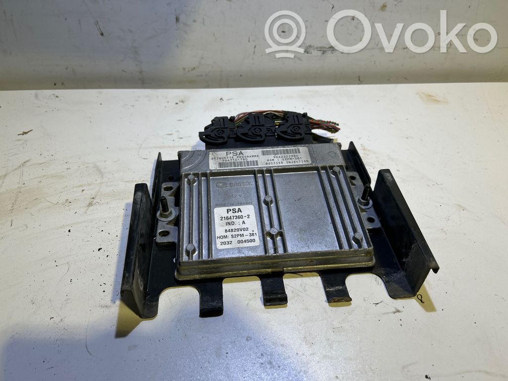 Sterownik / Moduł ECU   9642222380,S2PM381,TNJH0TT0U