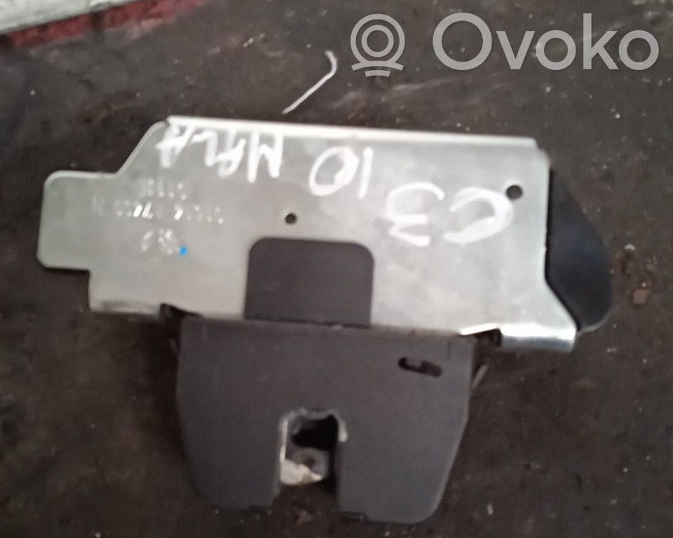 Citroen C3 Tailgate exterior lock 