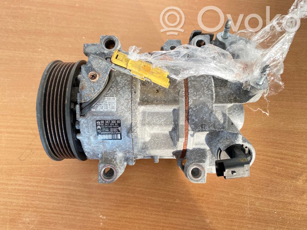 Peugeot 508 II Air conditioning (A/C) compressor (pump) 
