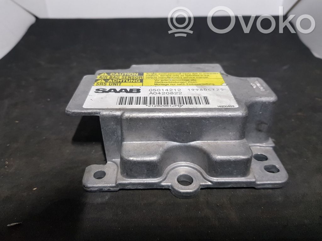 Saab 9-5 Airbag control unit/module 