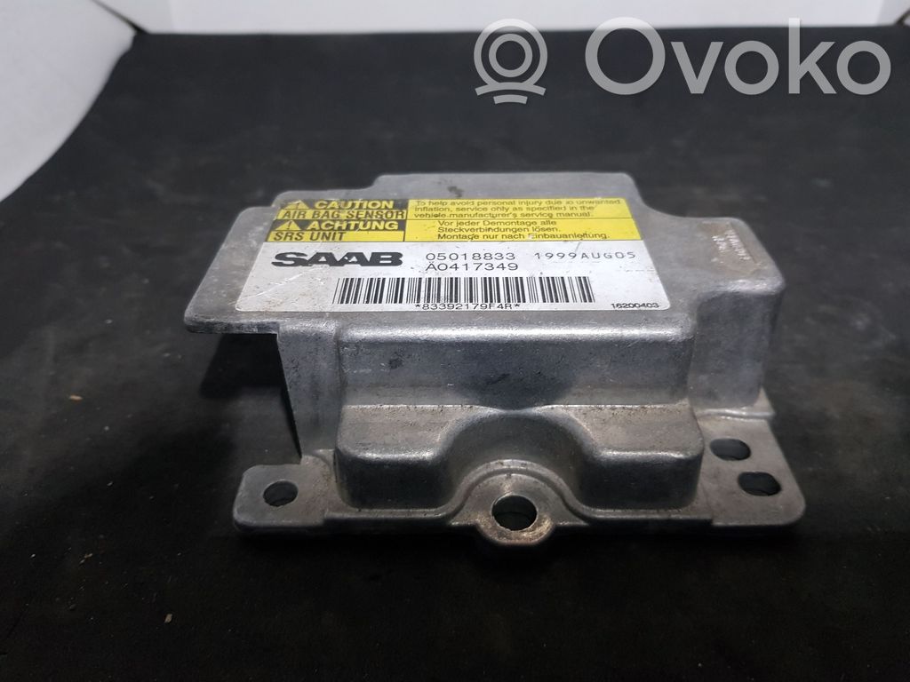 Saab 9-5 Airbag control unit/module 