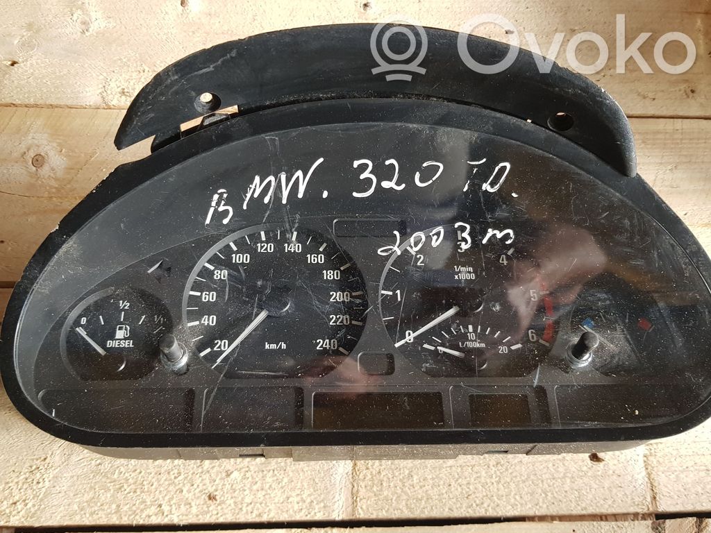 BMW 3 E46 Speedometer (instrument cluster) 