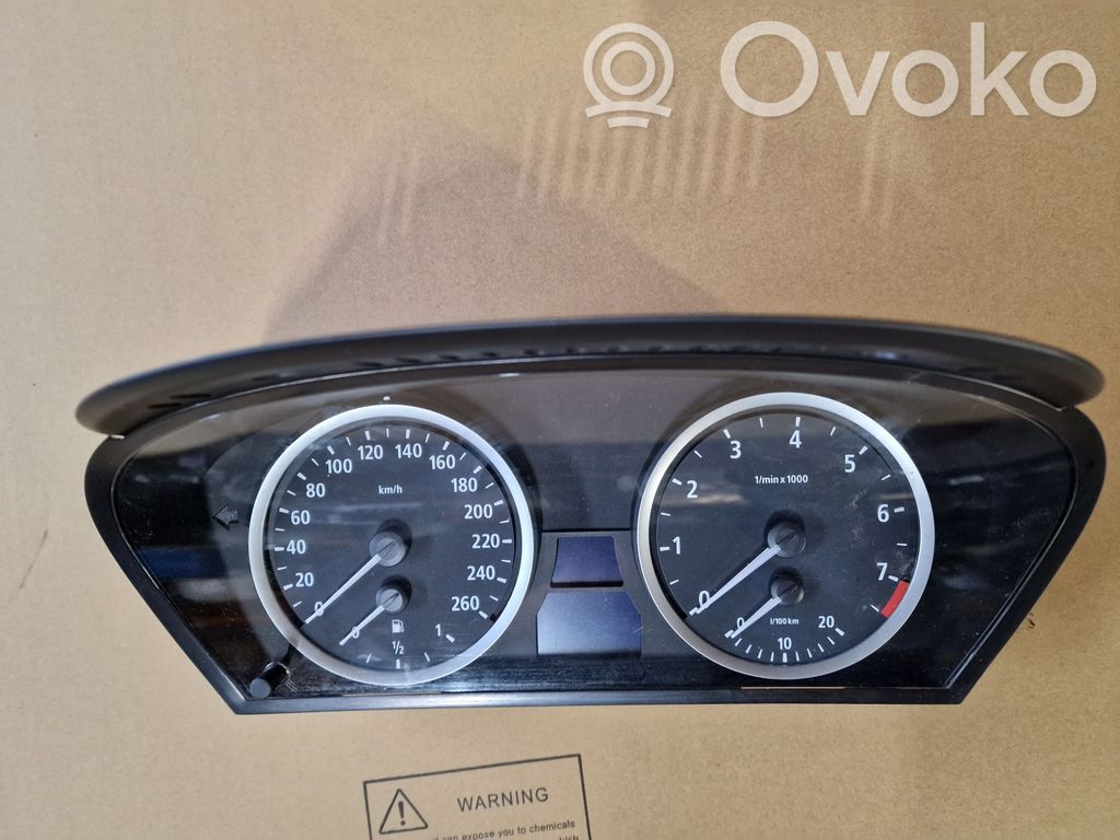 BMW 5 E60 E61 Tachimetro (quadro strumenti) 