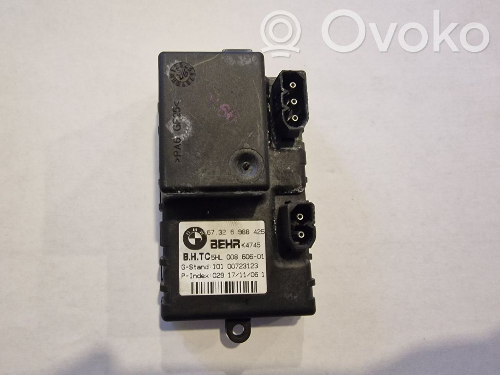BMW 5 E60 E61 Pečiuko ventiliatoriaus reostatas (reustatas) 