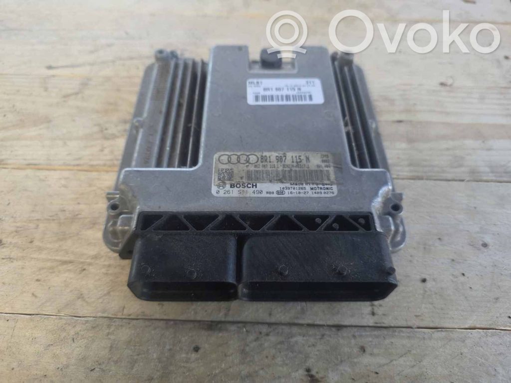 Engine control unit/module   8K2907115L,8R1907115N,0261S11490