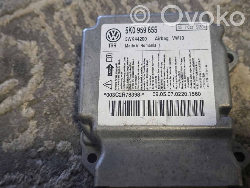 Volkswagen Golf V Airbag control unit/module 