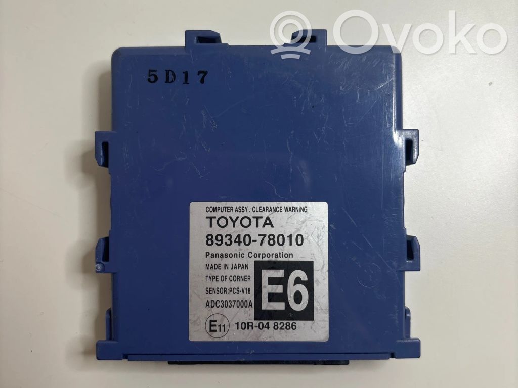 Lexus NX Parking PDC control unit/module 