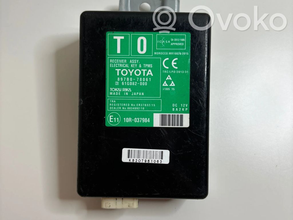 Lexus NX Tire pressure control unit 