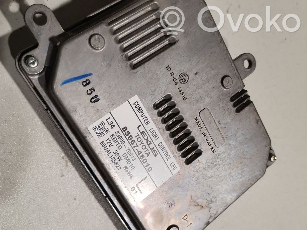 Lexus RX 450H Módulo de control de balasto LED 