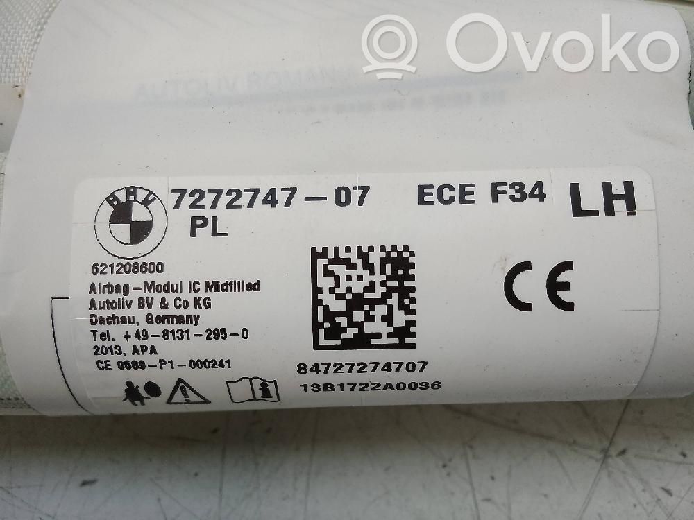 BMW 3 GT F34 Kurtyna airbag 