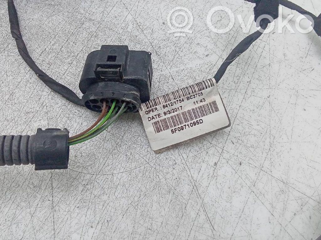 Seat Leon (5F) Cableado del sensor de aparcamiento (PDC) 