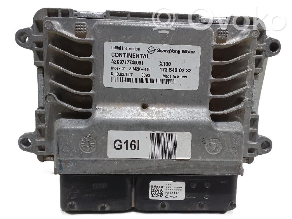 SsangYong Tivoli Engine control unit/module 