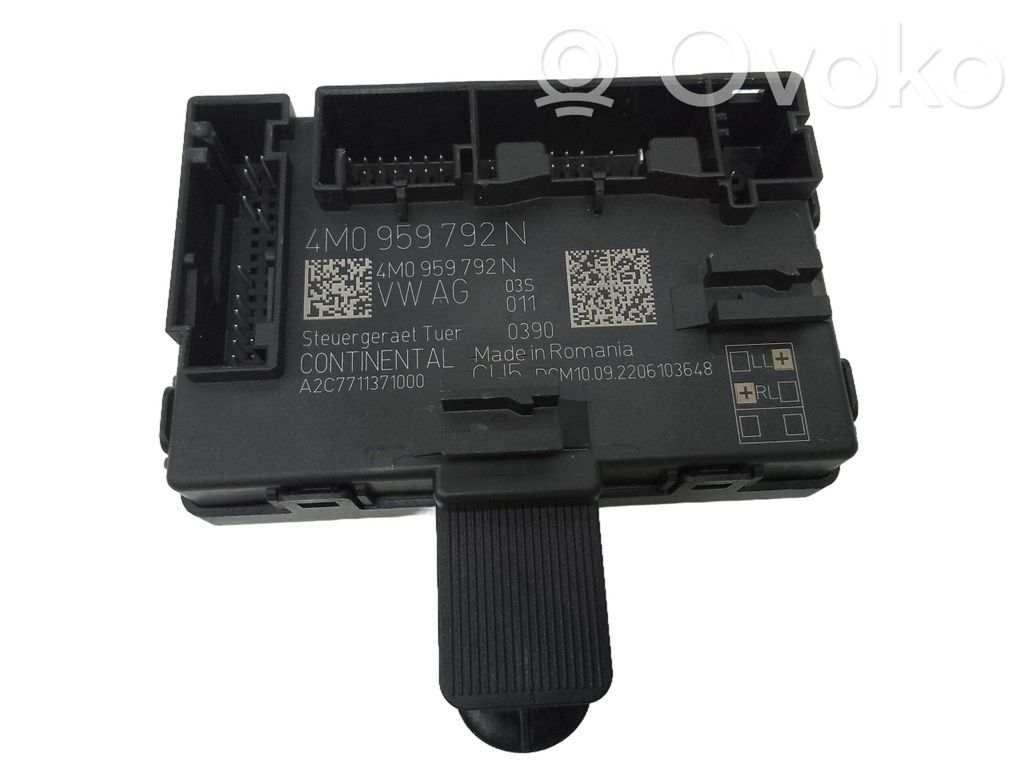 Porsche Taycan 9J1 Muut ohjainlaitteet/moduulit