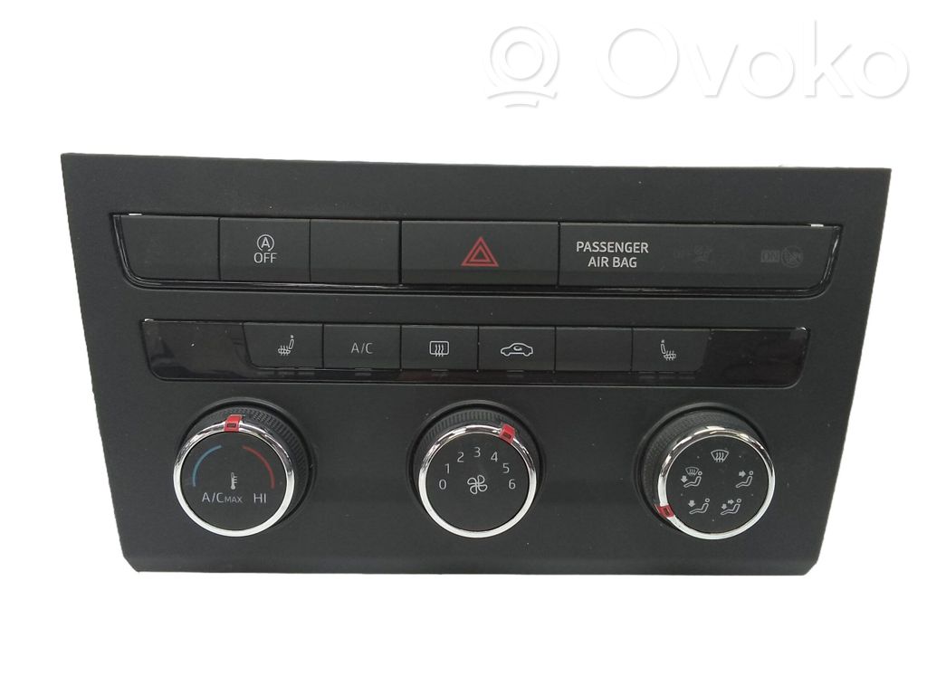 Seat Leon (5F) Console centrale, commande chauffage/clim 