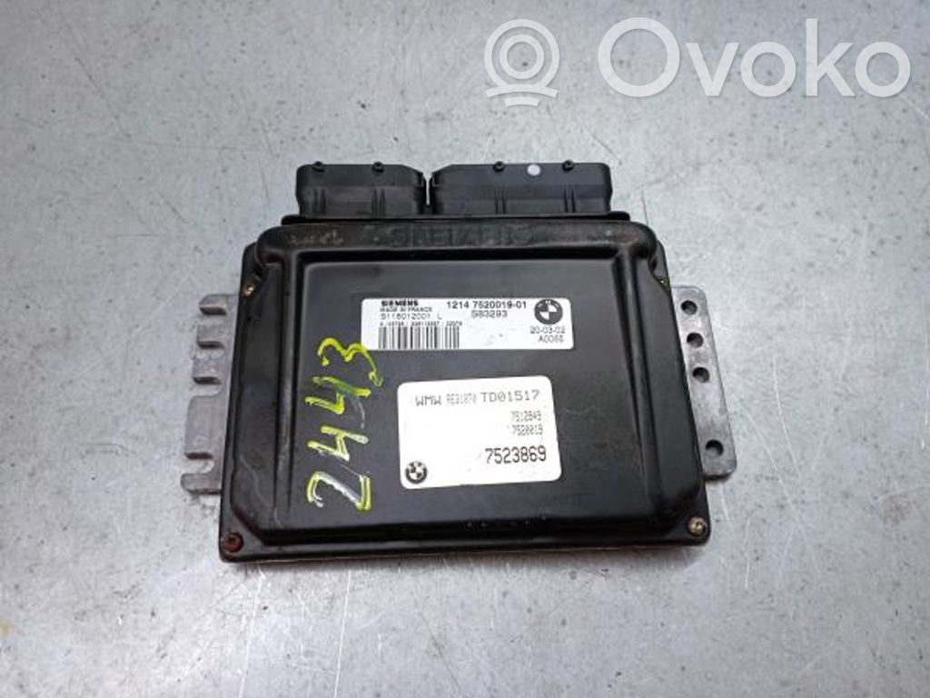 Engine control unit/module   1214752001901,7523869,S83293