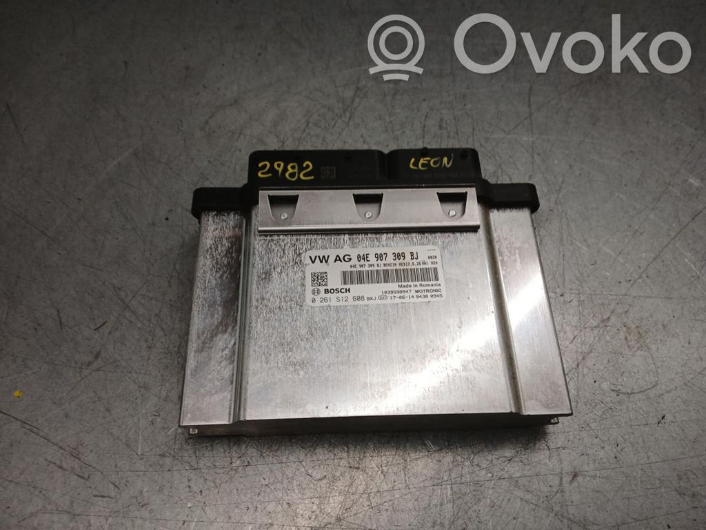 Unidad de control/módulo del motor   04E907309BJ,0261S12608,1039S98947