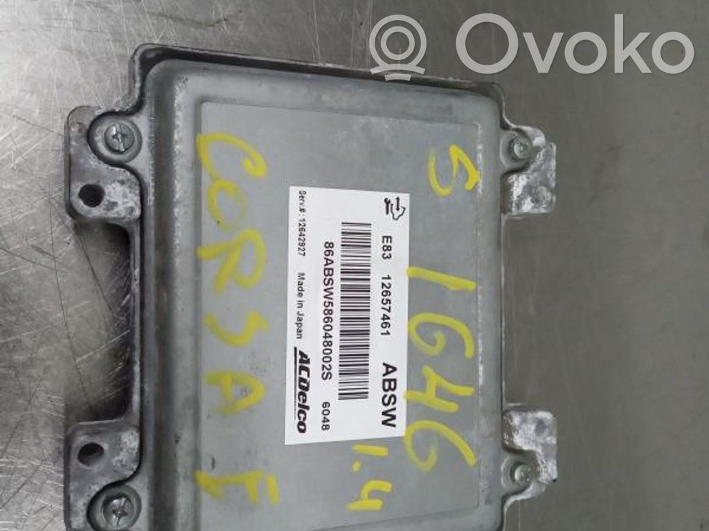 Engine control unit/module   12657461,12642927,86ABSW586048002S,ABSW