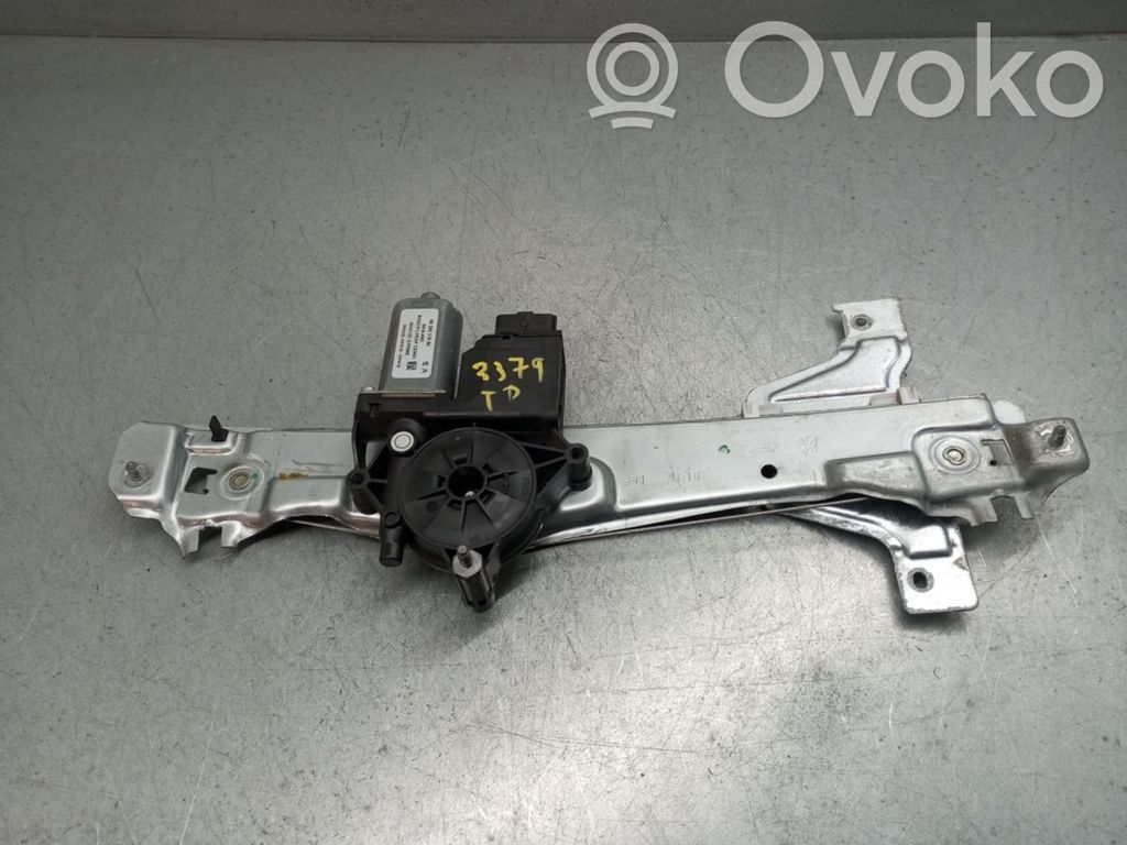 Citroen C3 Mechanizm podnoszenia szyby tylnej bez silnika 