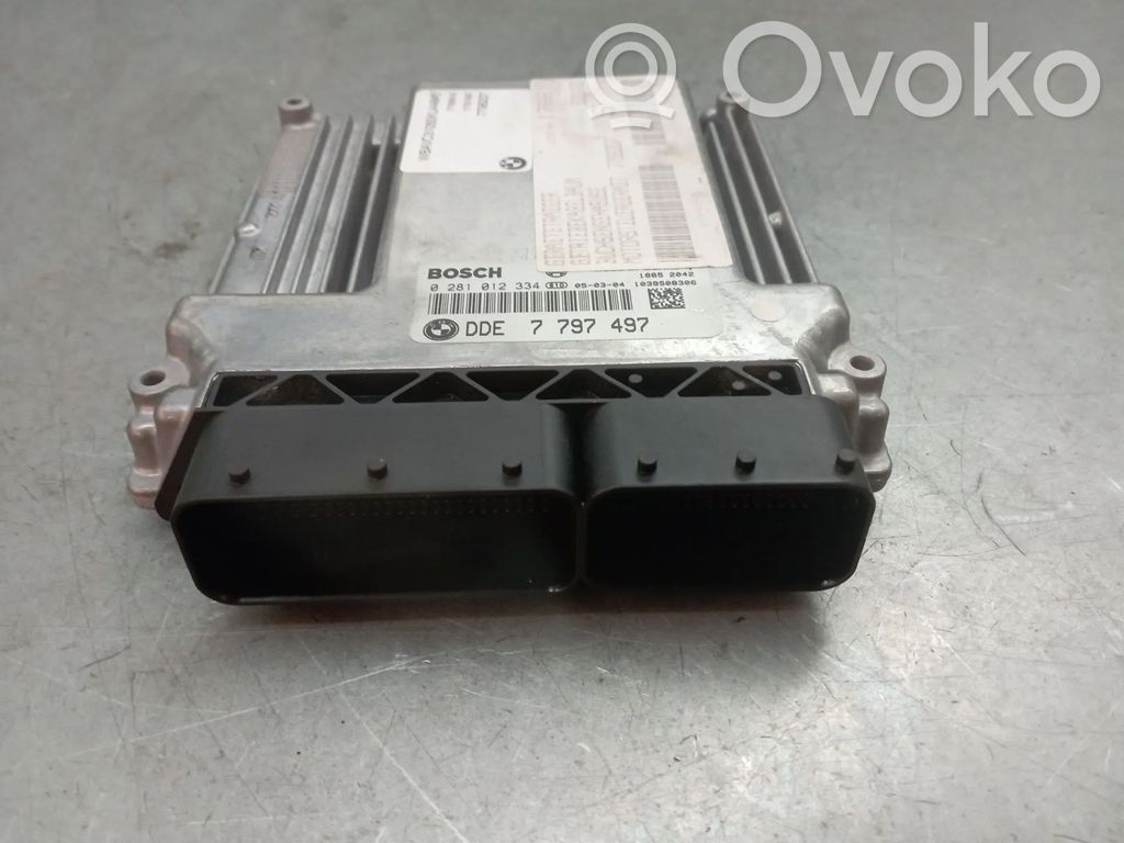 Engine control unit/module   DDE7797497,0281012334