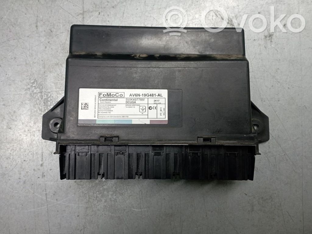 Komforto modulis   AV6N19G481AL,5WK49778M,KEYLESS