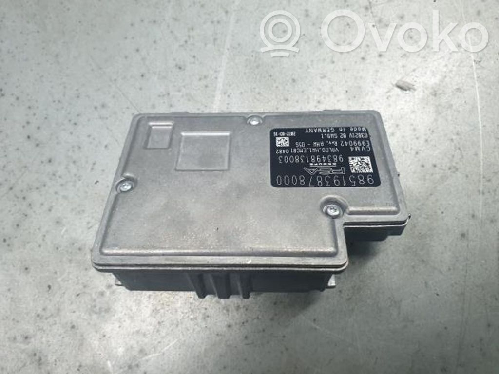 Peugeot 308 Windshield/windscreen camera 