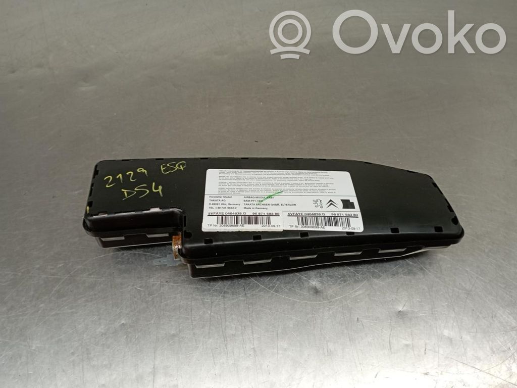 Airbag sedile   9687158380,306909699AE