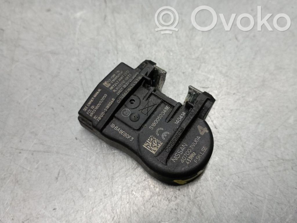 Tire pressure sensor   407003VU0A,8A8EB0F3,FSKLSE,S180052048E