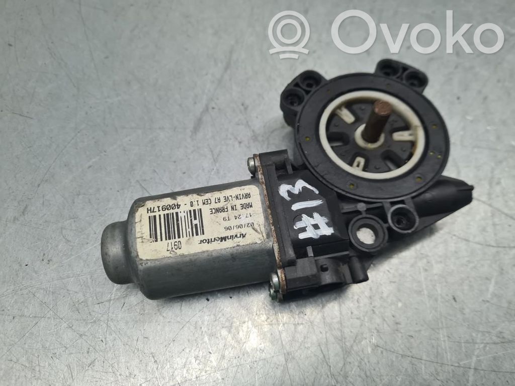 Peugeot 207 Motor del regulador de la ventanilla de la puerta delantera