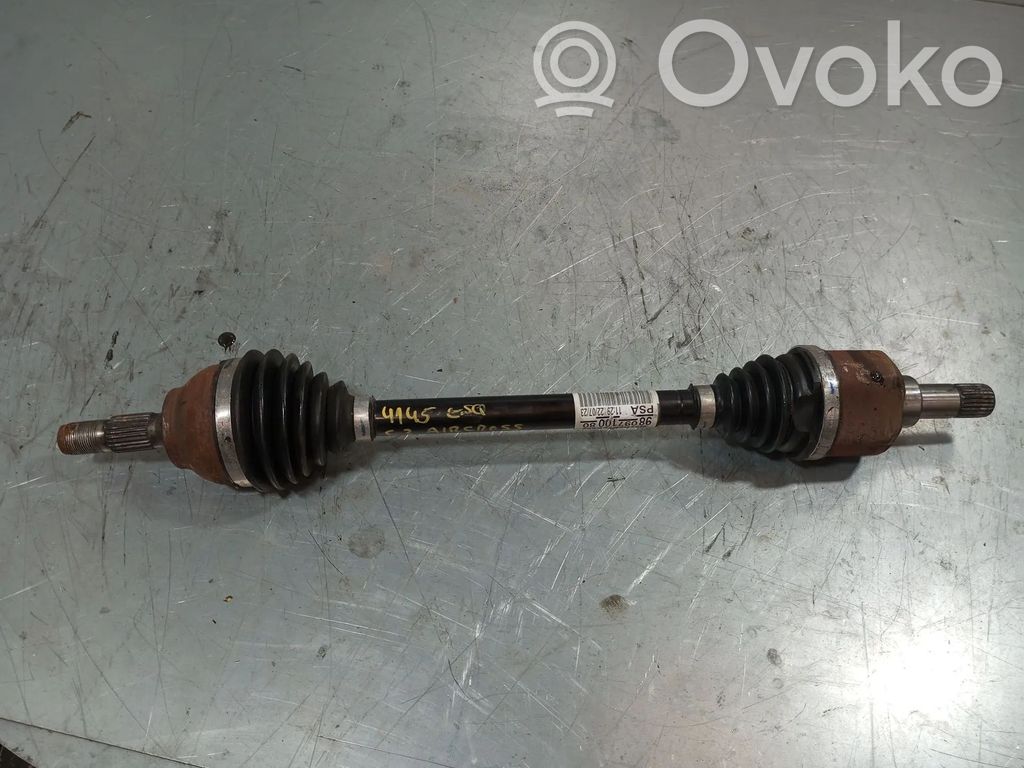 Eje de transmisión delantero   9809710080,1613396280,1677686080,3642359,95525000,9809710080,9812036280,C318L,C318LN
