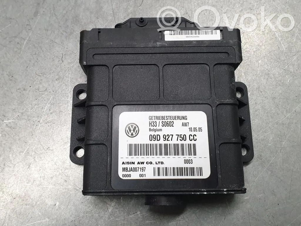 Vaihdelaatikon ohjainlaite/moduuli   09D927750CC