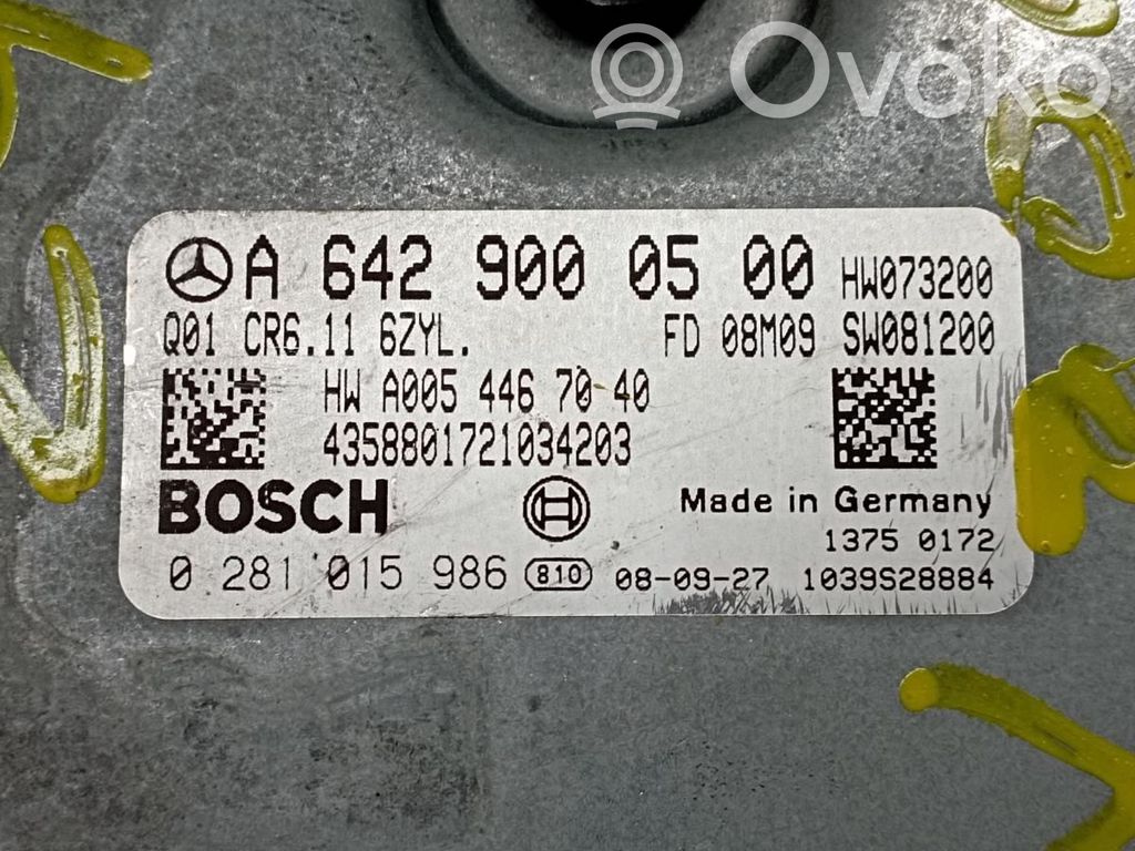 Mercedes-Benz C W204 Sterownik / Moduł ECU 