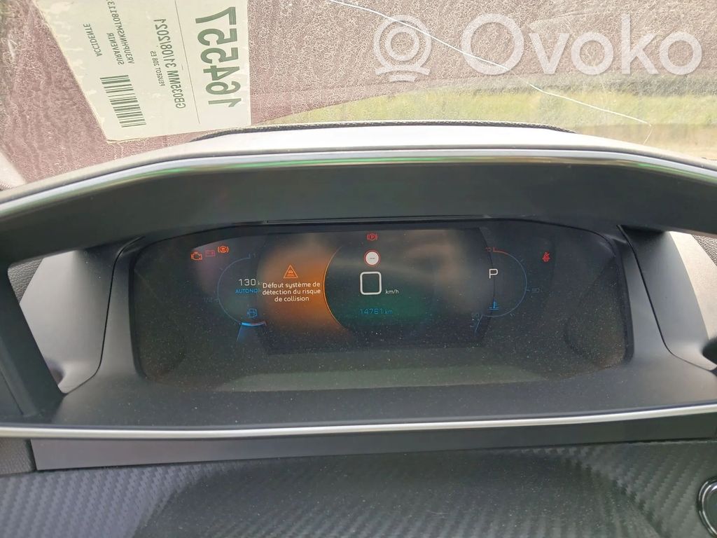 Peugeot 208 II Geschwindigkeitsmesser Cockpit 