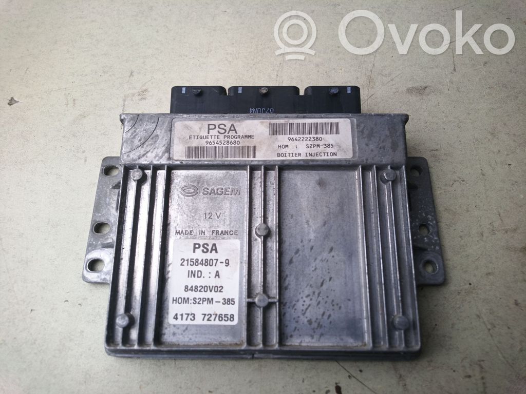 Citroen C2 Calculateur moteur ECU 