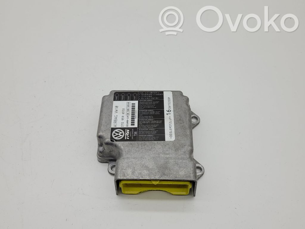 Skoda Superb B6 (3T) Airbag control unit/module 
