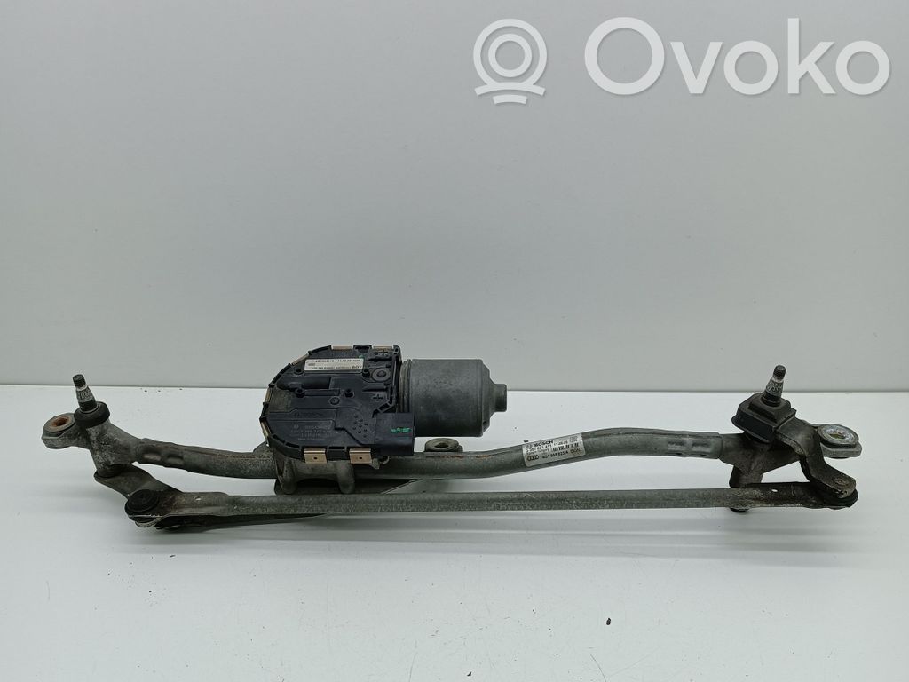 Audi A6 S6 C7 4G Motor y varillaje del limpiaparabrisas delantero 
