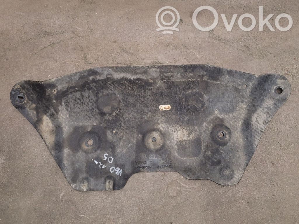 Volvo V60 Center/middle under tray cover 
