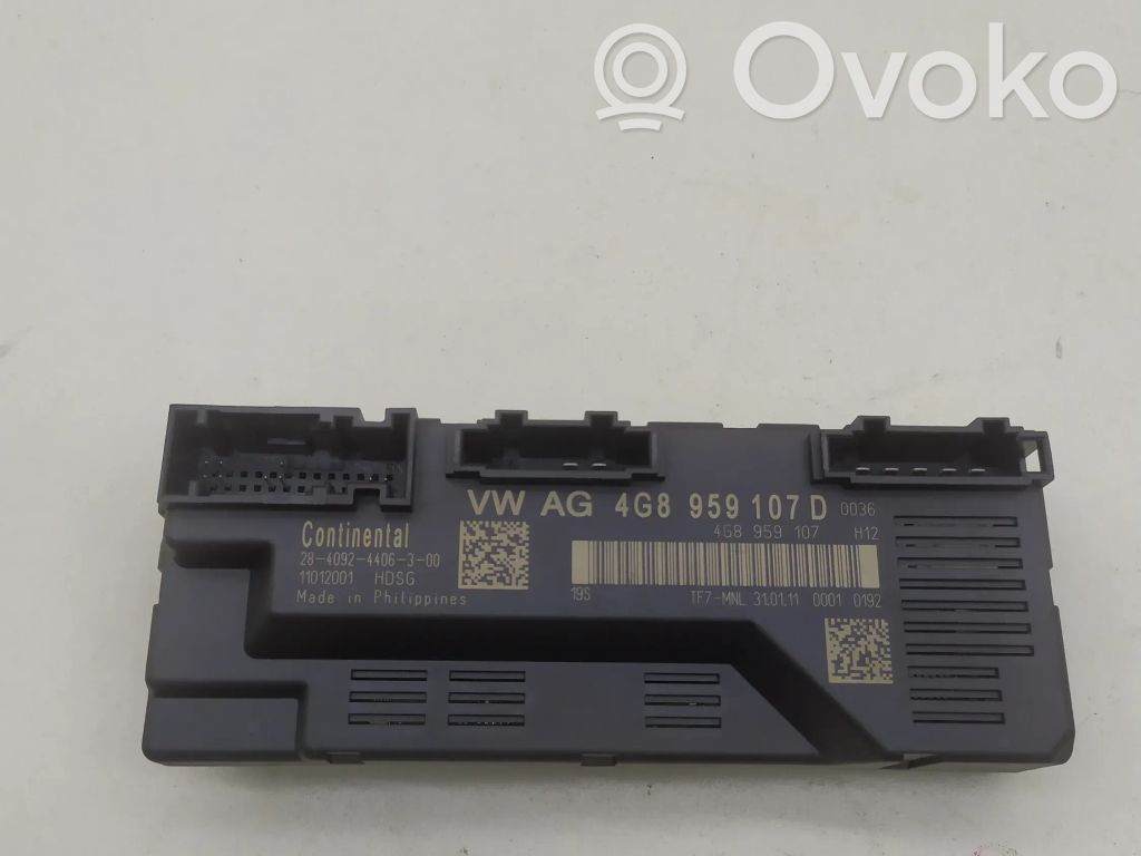 Audi A7 S7 4G Tailgate/trunk control unit/module 