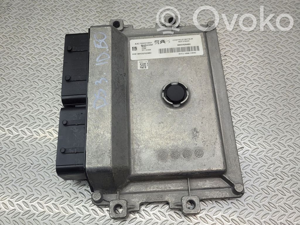 DS Automobiles 3 Crossback Engine control unit/module 