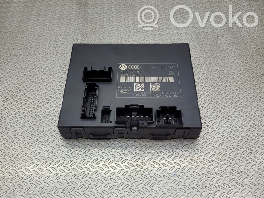 Audi A8 S8 D4 4H Module de commande de siège 