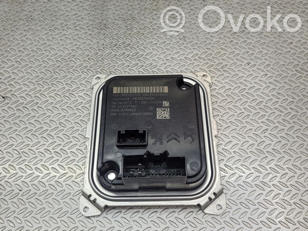 Opel Astra L Módulo de control de balasto LED 