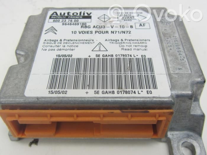 Citroen Xsara Module de contrôle airbag 