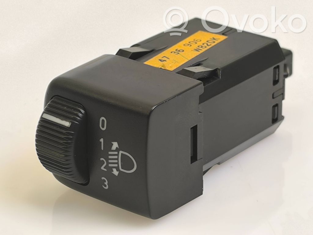 Saab 9-3 Ver1 Headlight level height control switch 