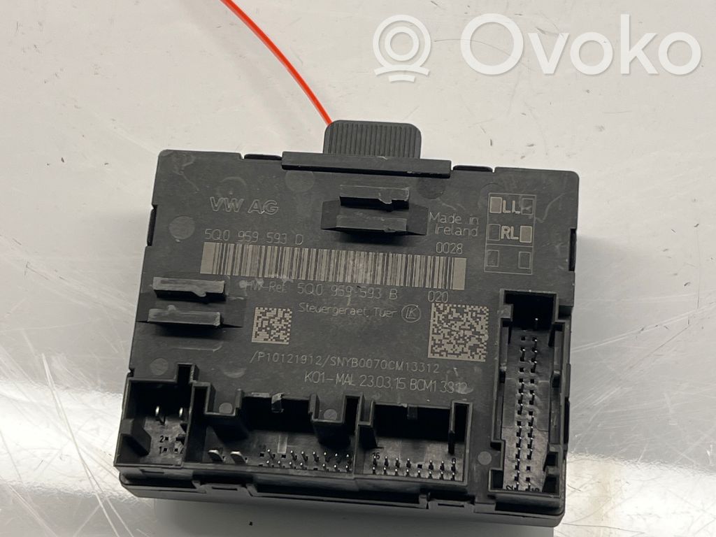 Volkswagen e-Golf Door control unit/module 