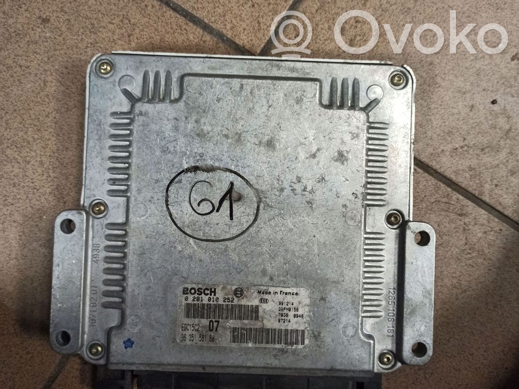 Peugeot 406 Engine control unit/module 