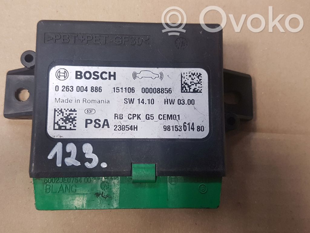 Parking PDC control unit/module   0263004886