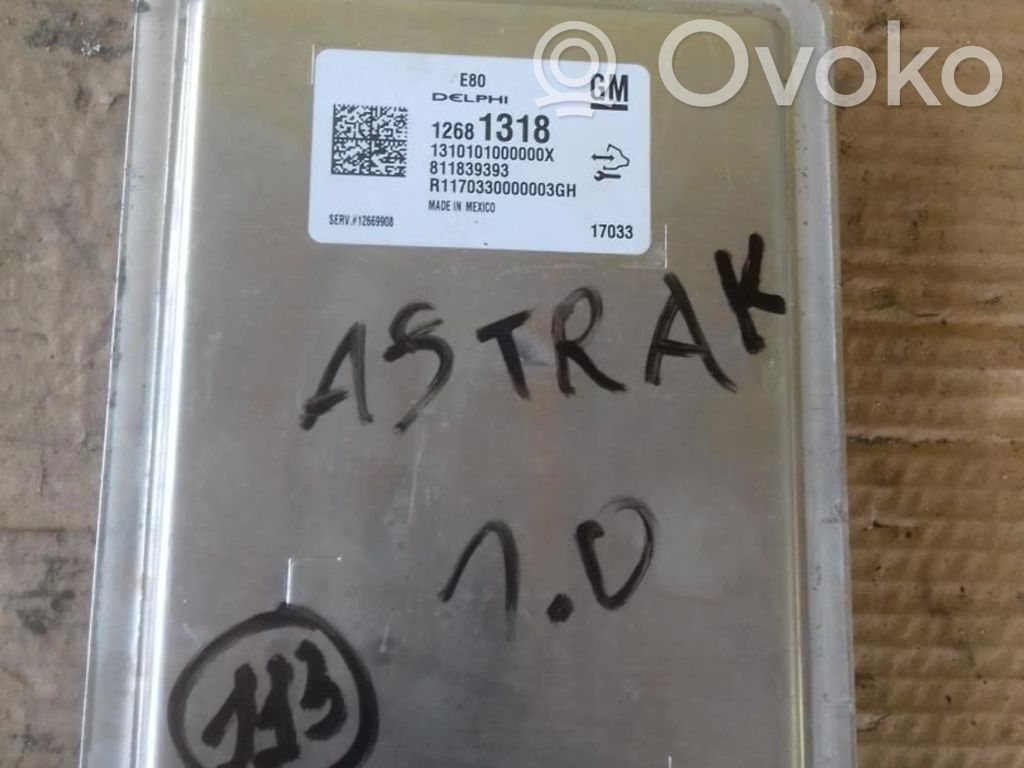 Opel Astra K Engine control unit/module ECU 