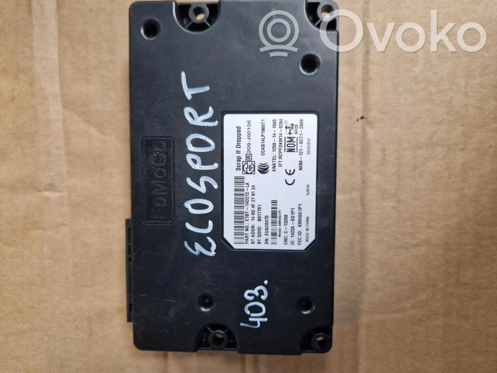 Ford Ecosport Bluetooth control unit module 
