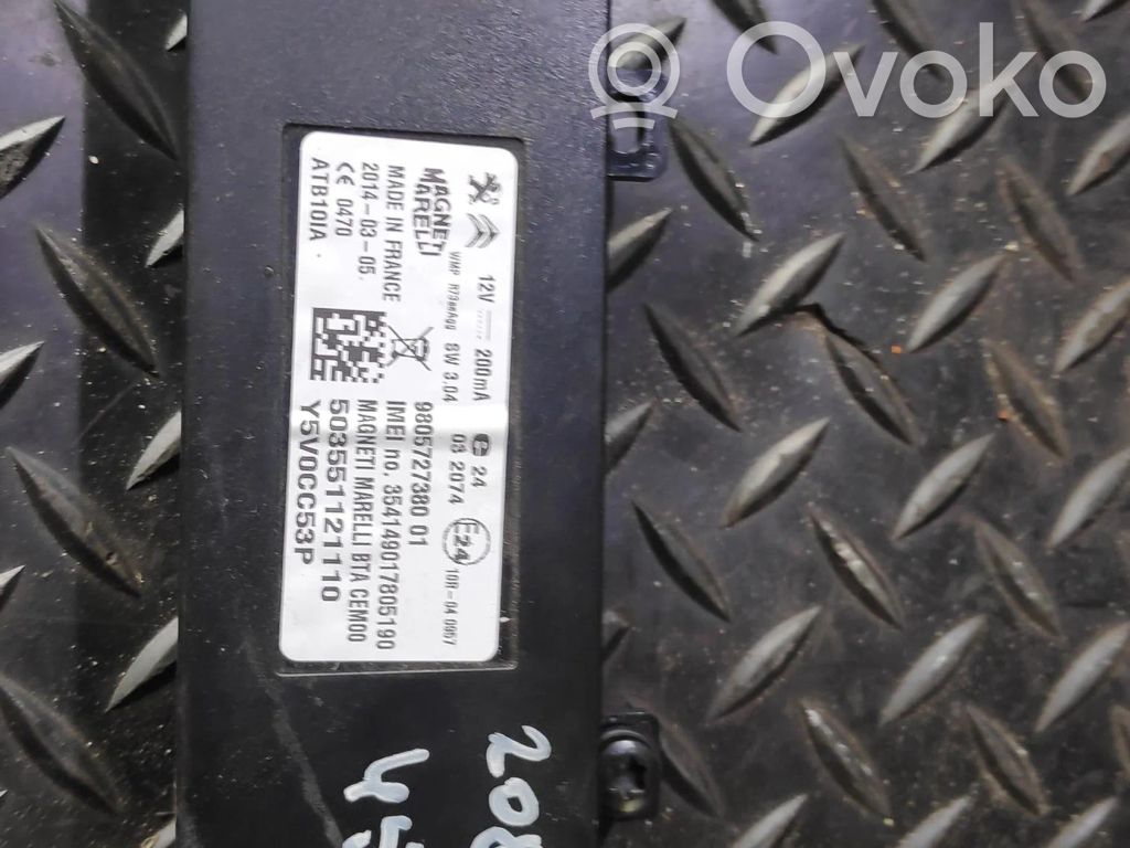 Peugeot 208 I SOS control module 