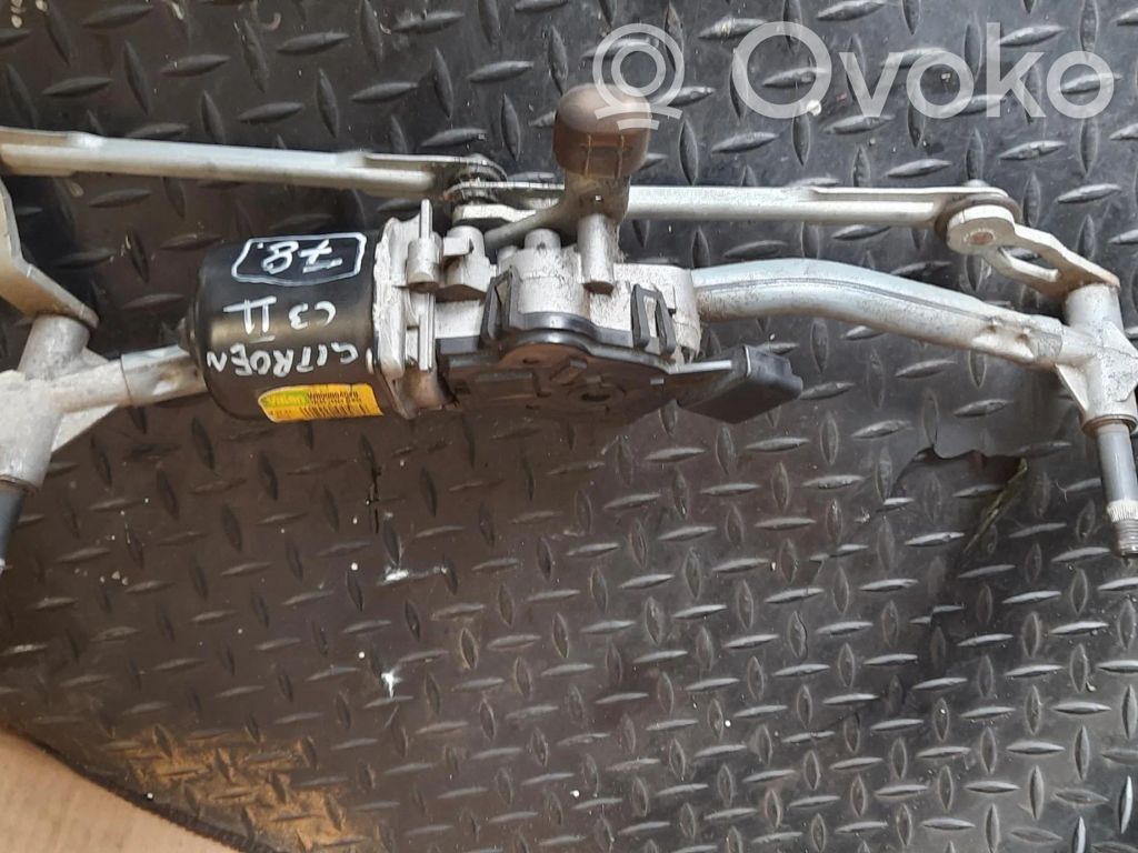 Citroen C3 Front wiper linkage and motor 
